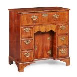 GEORGE II WALNUT KNEEHOLE SECRETAIRE DRESSING TABLE 18TH CENTURY