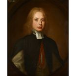 ◆ ATTRIBUTED TO THOMAS POOLEY (IRISH 1646-1723) HALF LENGTH PORTRAIT OF JONATHAN SWIFT AS A STUDENT