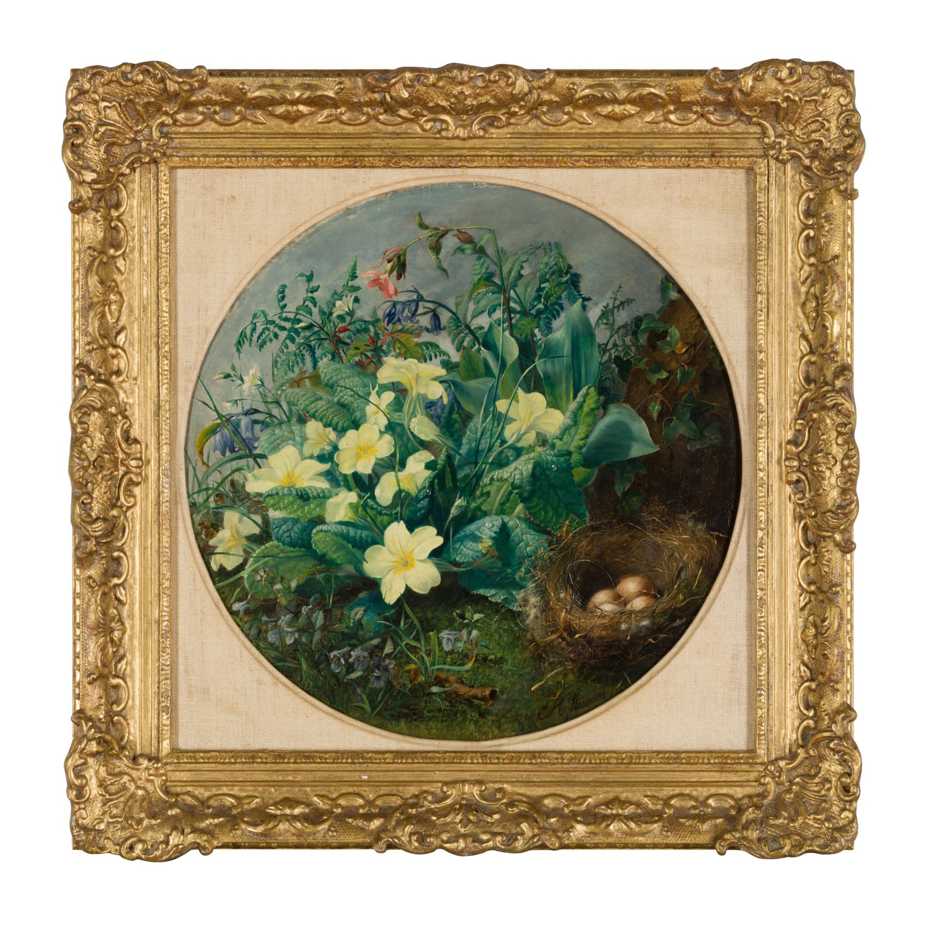 ELOISE HARRIET STANNARD (BRITISH 1828-1915) WILD FLOWERS AND BIRD'S NEST - Bild 2 aus 3