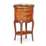 FRENCH KINGWOOD AND MARQUETRY CHIFFONNIÈRE, IN THE MANNER OF CHARLES TOPINO 19TH CENTURY