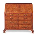 GEORGE III MAHOGANY BUREAU 18TH CENTURY