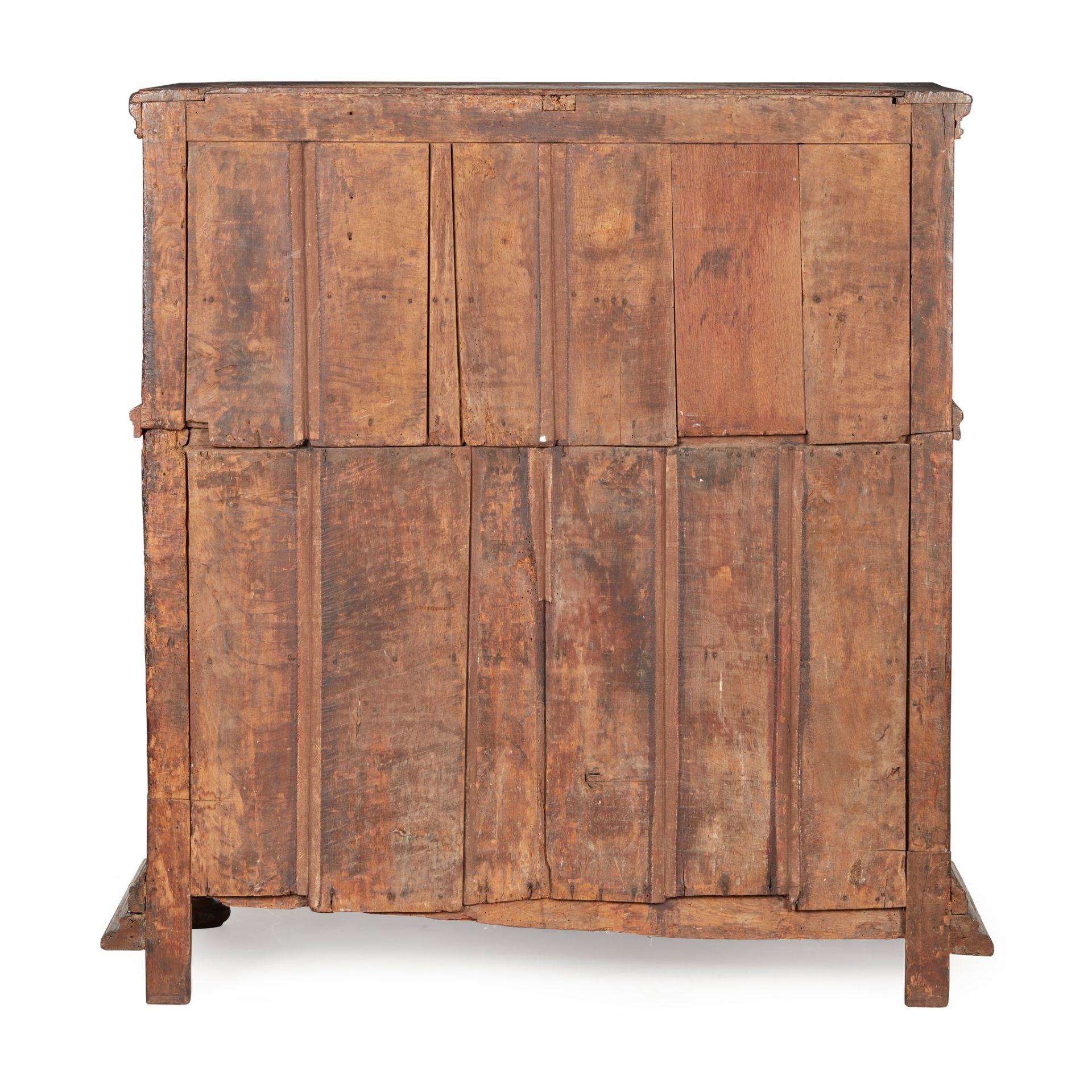 CONTINENTAL CARVED OAK PRESS CUPBOARD 19TH CENTURY INCORPORATING EARLIER ELEMENTS - Image 2 of 2