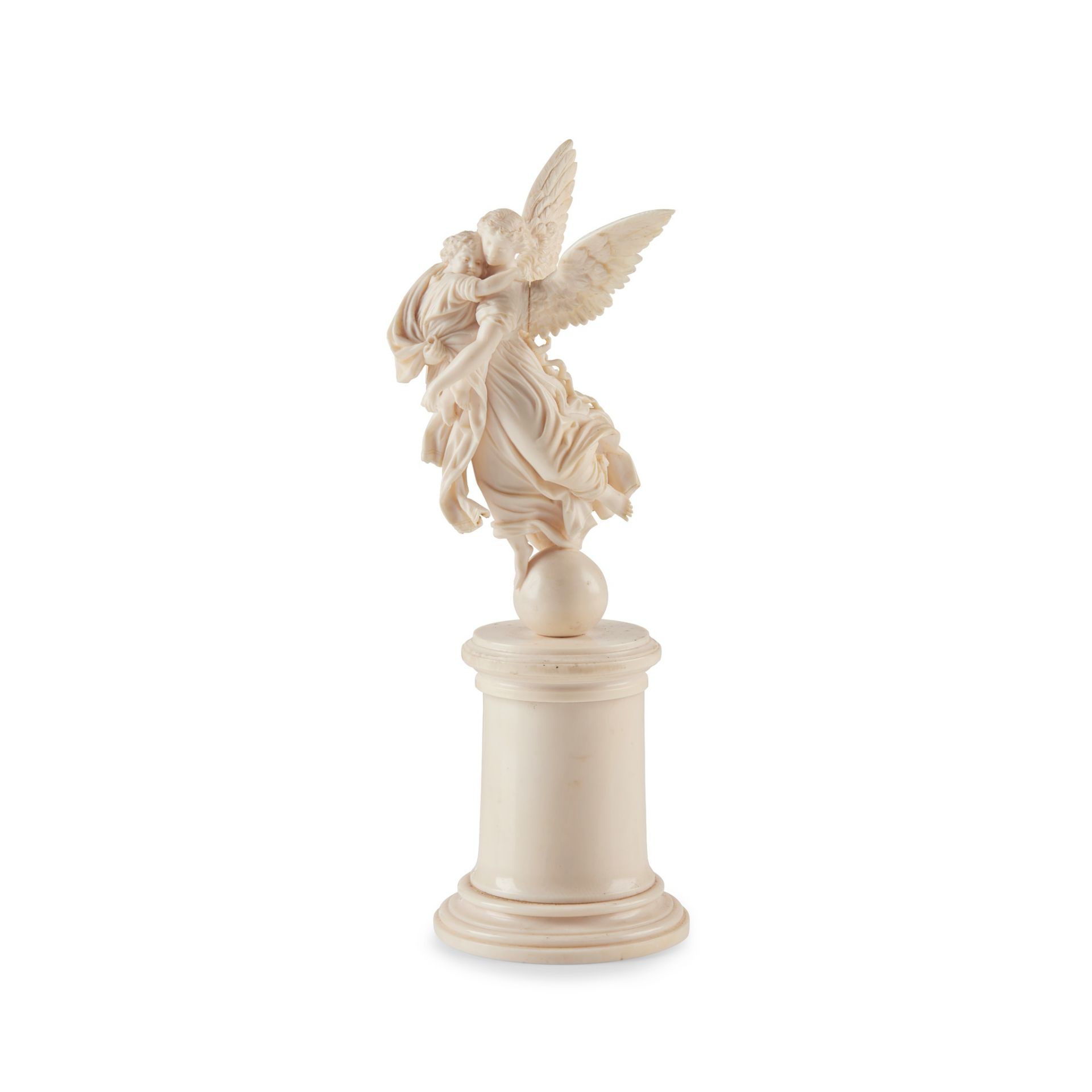 FRENCH IVORY FIGURE, 19TH CENTURY