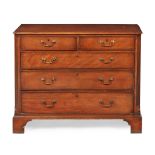 LATE GEORGE III MAHOGANY CHEST OF DRAWERS LATE 18TH CENTURY