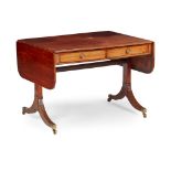 REGENCY MAHOGANY SOFA TABLE EARLY 19TH CENTURY