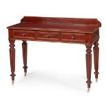 WILLIAM IV MAHOGANY DRESSING TABLE, IN THE MANNER OF GILLOWS EARLY 19TH CENTURY