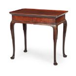 GEORGE II MAHOGANY TRAY TOP TEA TABLE 18TH CENTURY