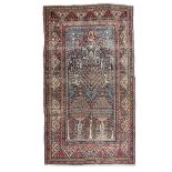 TEHRAN PRAYER RUG CENTRAL PERSIA, LATE 19TH/EARLY 20TH CENTURY