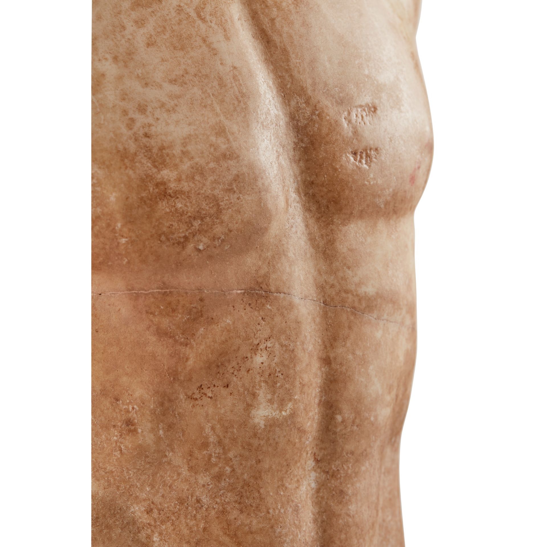 ◆ LIFE-SIZED ANCIENT ROMAN MARBLE TORSO OF A YOUNG MAN C. 1ST - 2ND CENTURY AD - Image 5 of 13
