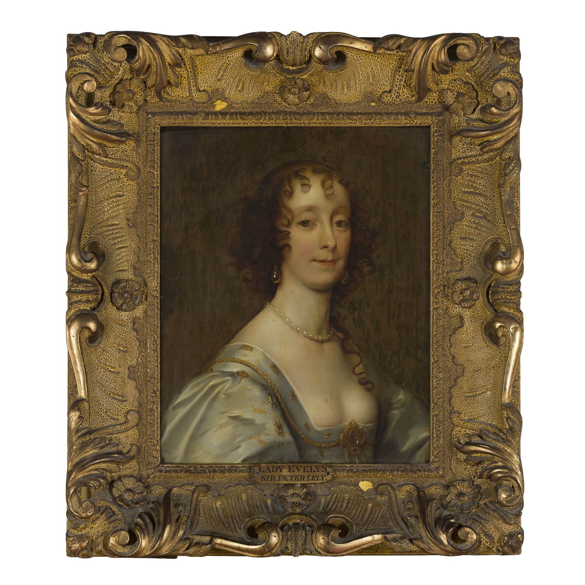 MANNER OF SIR PETER LELY PORTRAIT OF A LADY SAID TO BE LADY EVELYN - Bild 3 aus 6