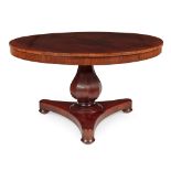 Y WILLIAM IV ROSEWOOD BREAKFAST TABLE EARLY 19TH CENTURY