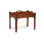 GEORGIAN STYLE MAHOGANY BUTLER'S TRAY-ON-STAND 20TH CENTURY