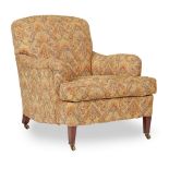 HOWARD & SONS 'BRIDGEWATER' ARMCHAIR EARLY 20TH CENTURY