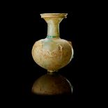 ROMAN POMEGRANATE SHAPED SPRINKLER FLASK EUROPE, 4TH CENTURY A.D.