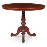 Y REGENCY ROSEWOOD OCCASIONAL TABLE, IN THE MANNER OF GILLOWS EARLY 19TH CENTURY