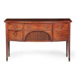 GEORGE III MAHOGANY BOWFRONT SIDEBOARD LATE 18TH CENTURY