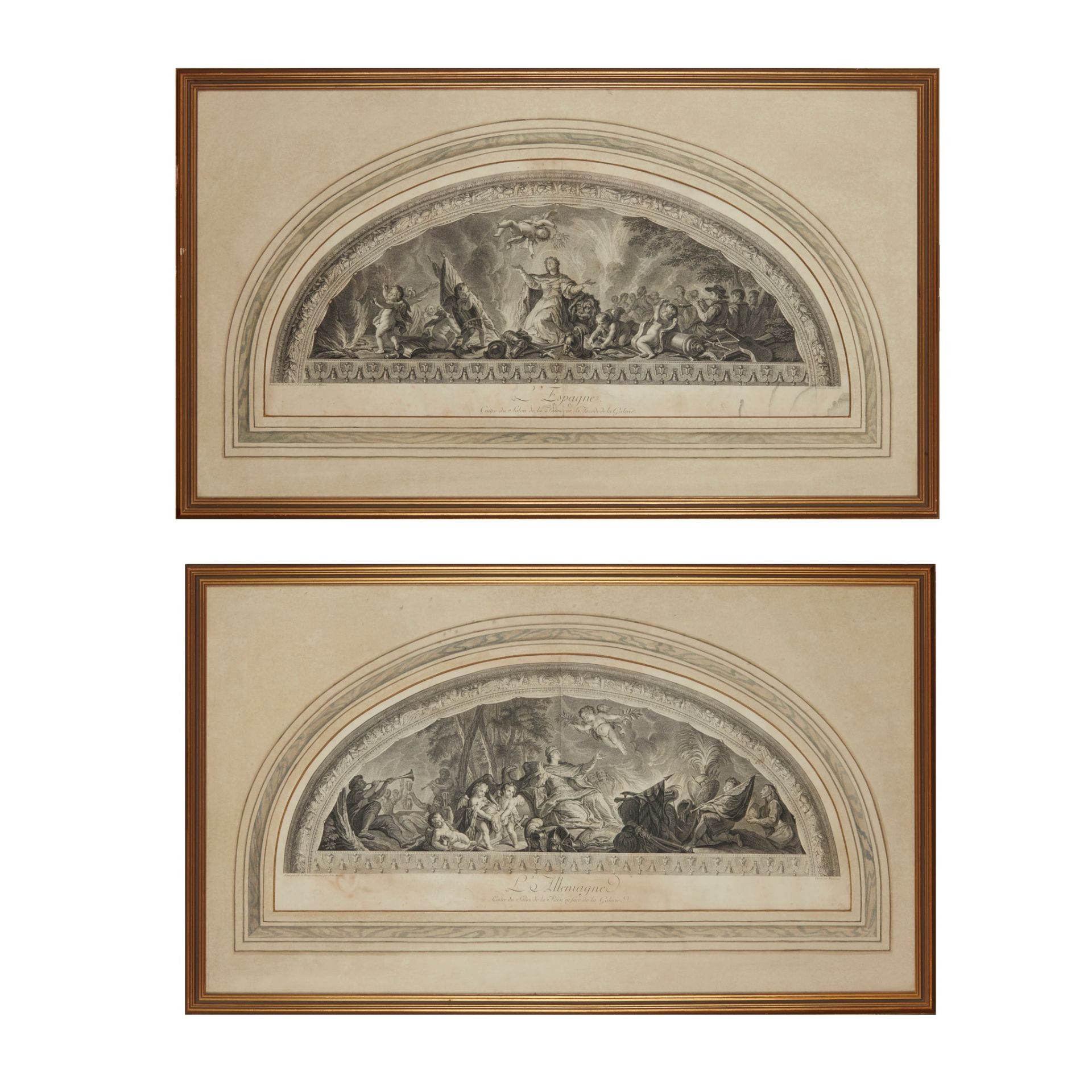 JEAN-BAPTISTE MASSÉ, AFTER CHARLES LE BRUN, TEN ENGRAVINGS FROM LA GRANDE GALERIE DE VERSAILLES - Image 13 of 13