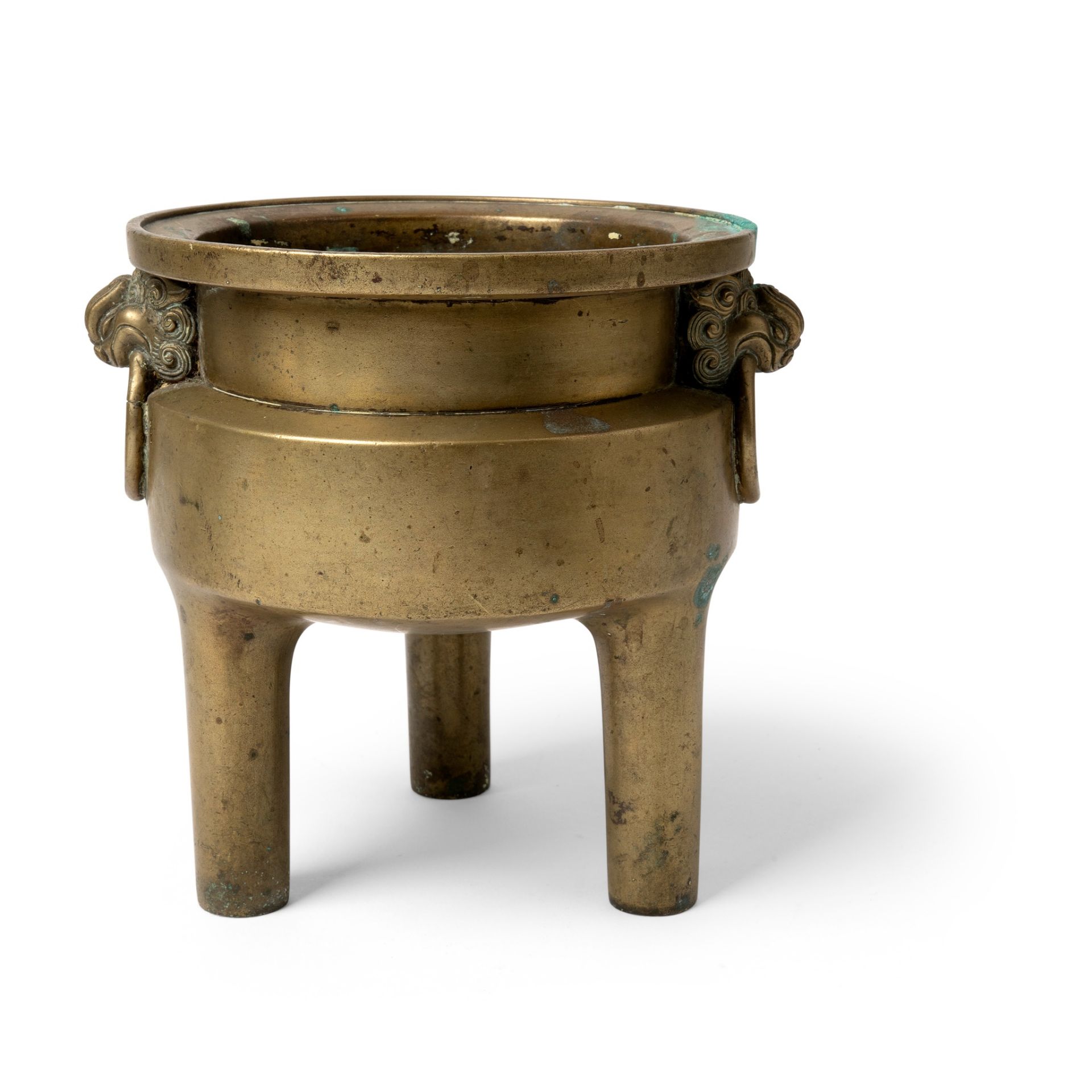 BRONZE INCENSE BURNER OF DING FORM MING TO QING DYNASTY, 17TH-18TH CENTURY