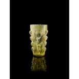 ROMAN GLASS LOTUS BUD BEAKER EASTERN MEDITERRANEAN, LIKELY TYRE, 1ST CENTURY A.D.