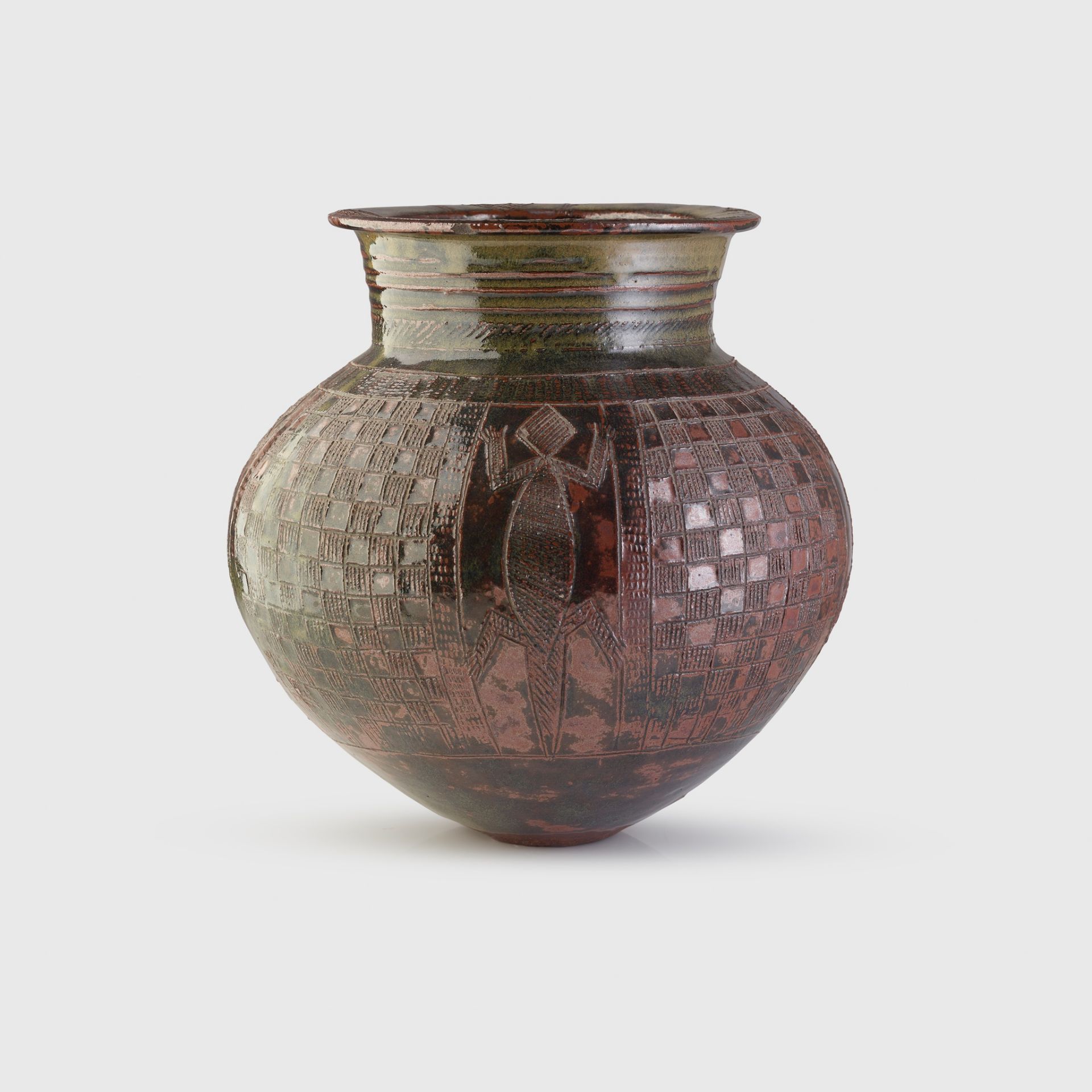 STONEWARE POT LADI KWALI (C. 1925 - 1984), NIGERIA - Image 2 of 3