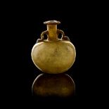 ROMAN GLASS ARYBALLOS OIL BOTTLE EUROPE OR NEAR EAST, 2ND CENTURY A.D.