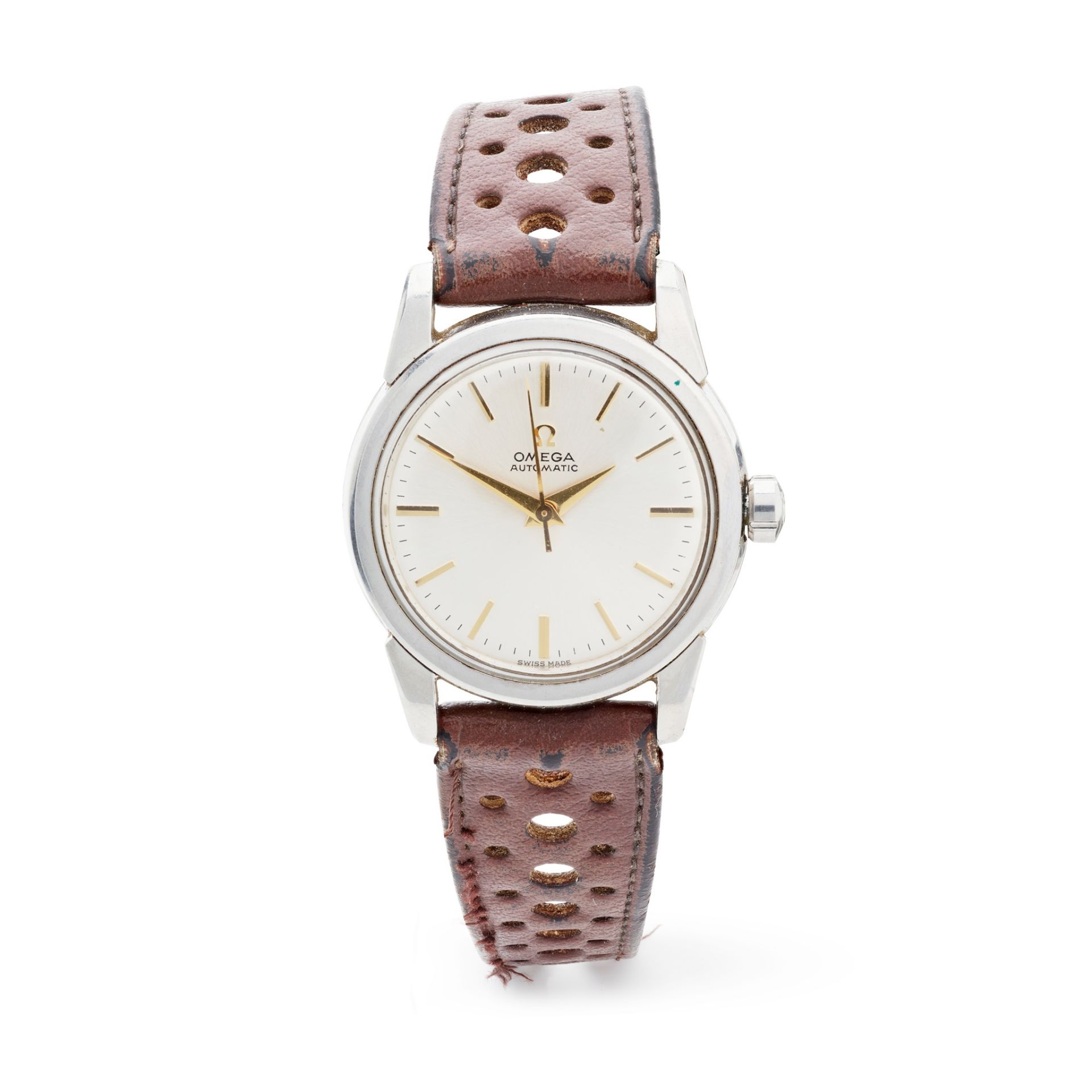 Omega: a 1950's steel watch