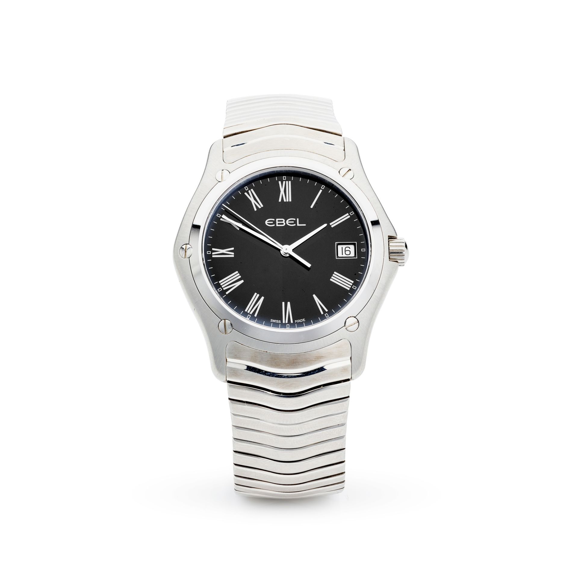 Ebel: a gentleman's steel wrist watch