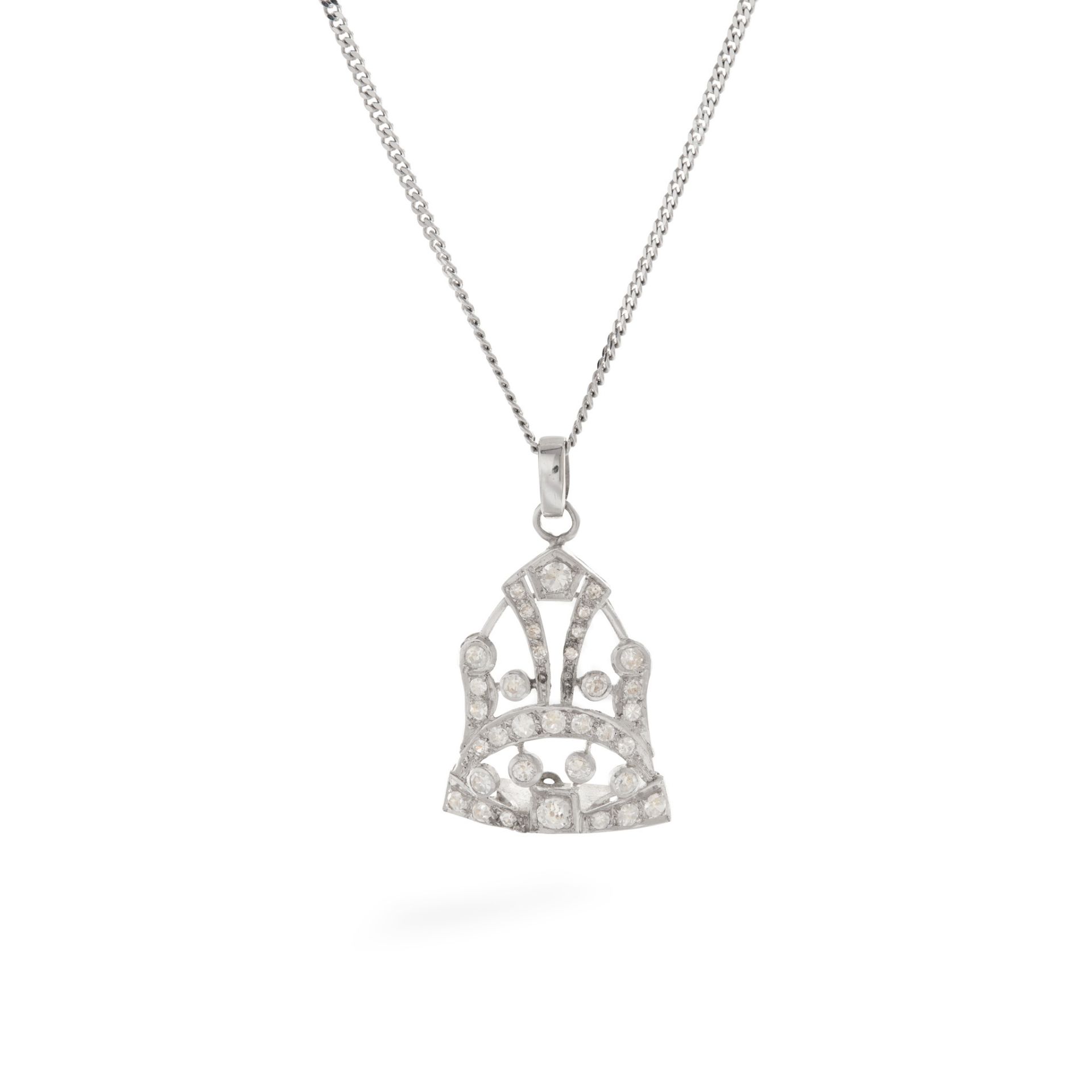 A diamond pendant