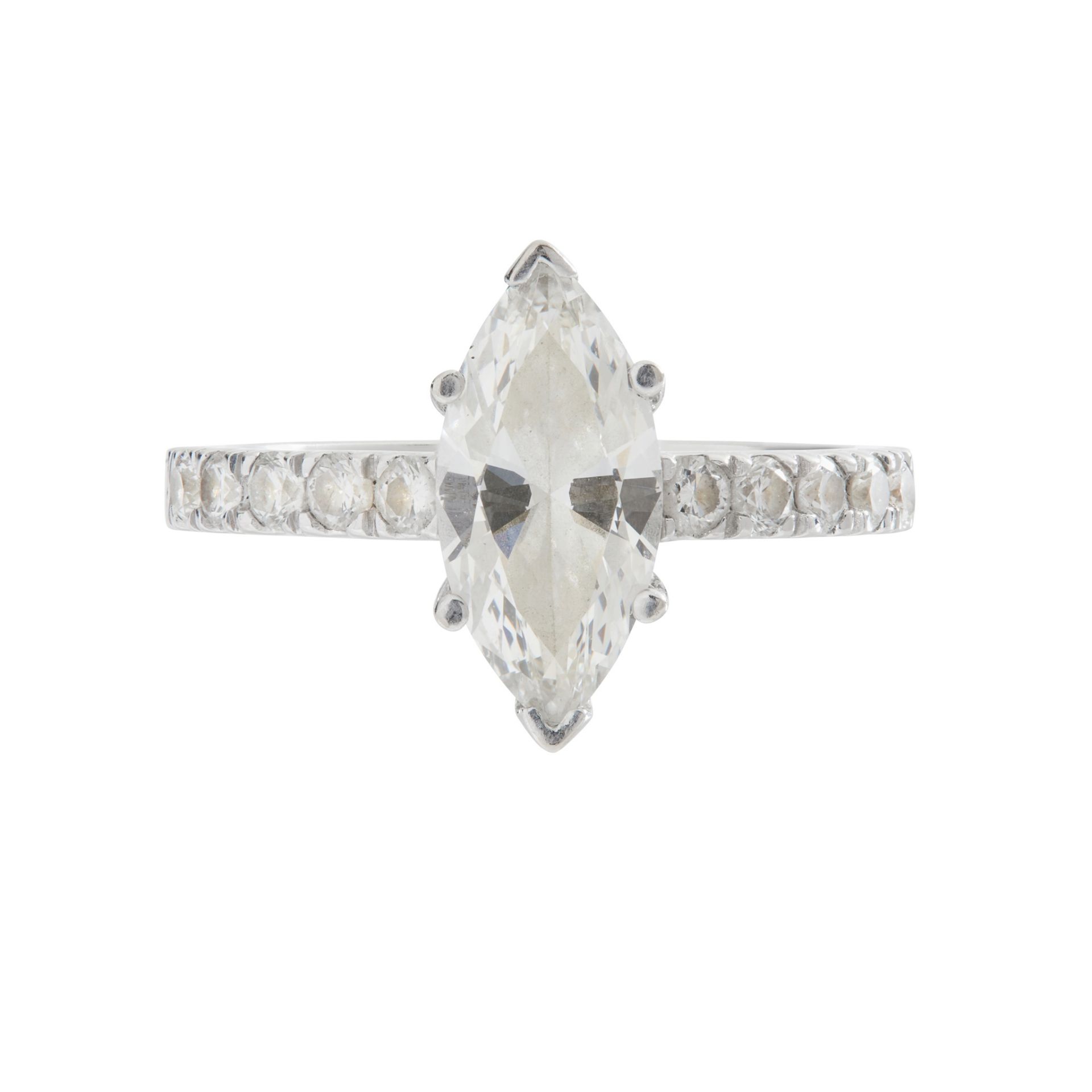 A diamond single-stone ring - Image 2 of 3