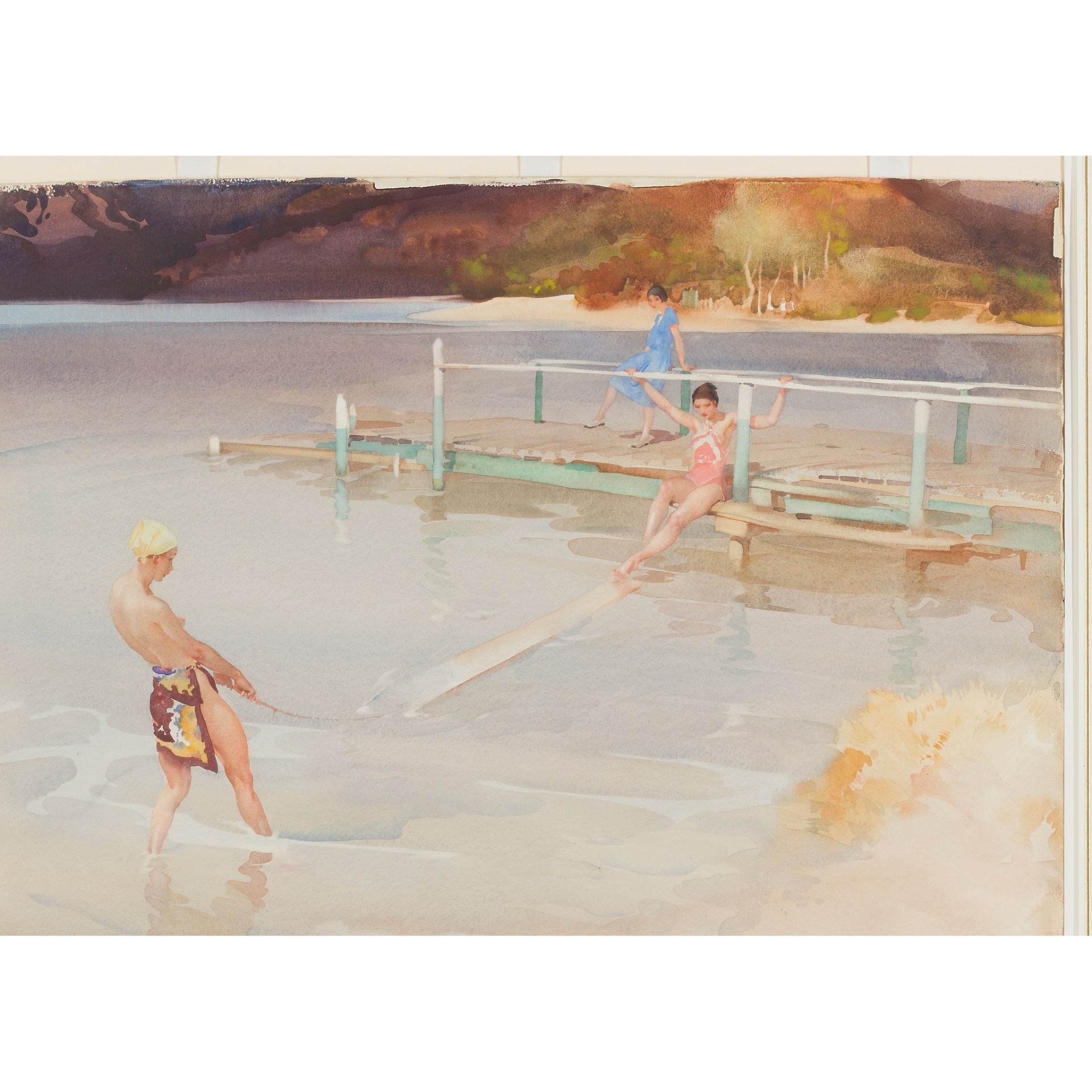 § SIR WILLIAM RUSSELL FLINT P.R.A., P.R.W.S., R.S.W., R.O.I., R.E. (SCOTTISH 1880-1969) ON THE