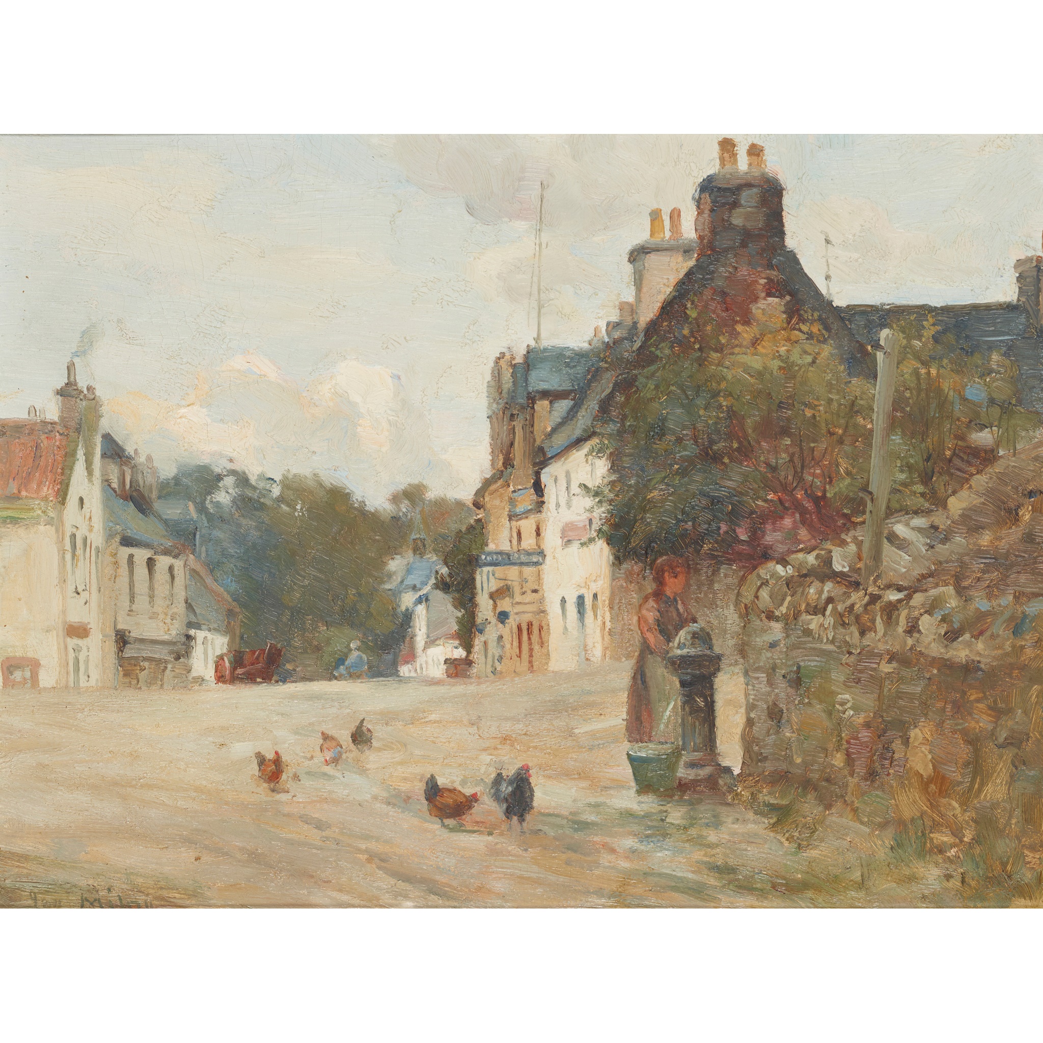 JOSEPH MILNE (SCOTTISH 1857-1911) HIGH STREET, WESTER ABERDOUR