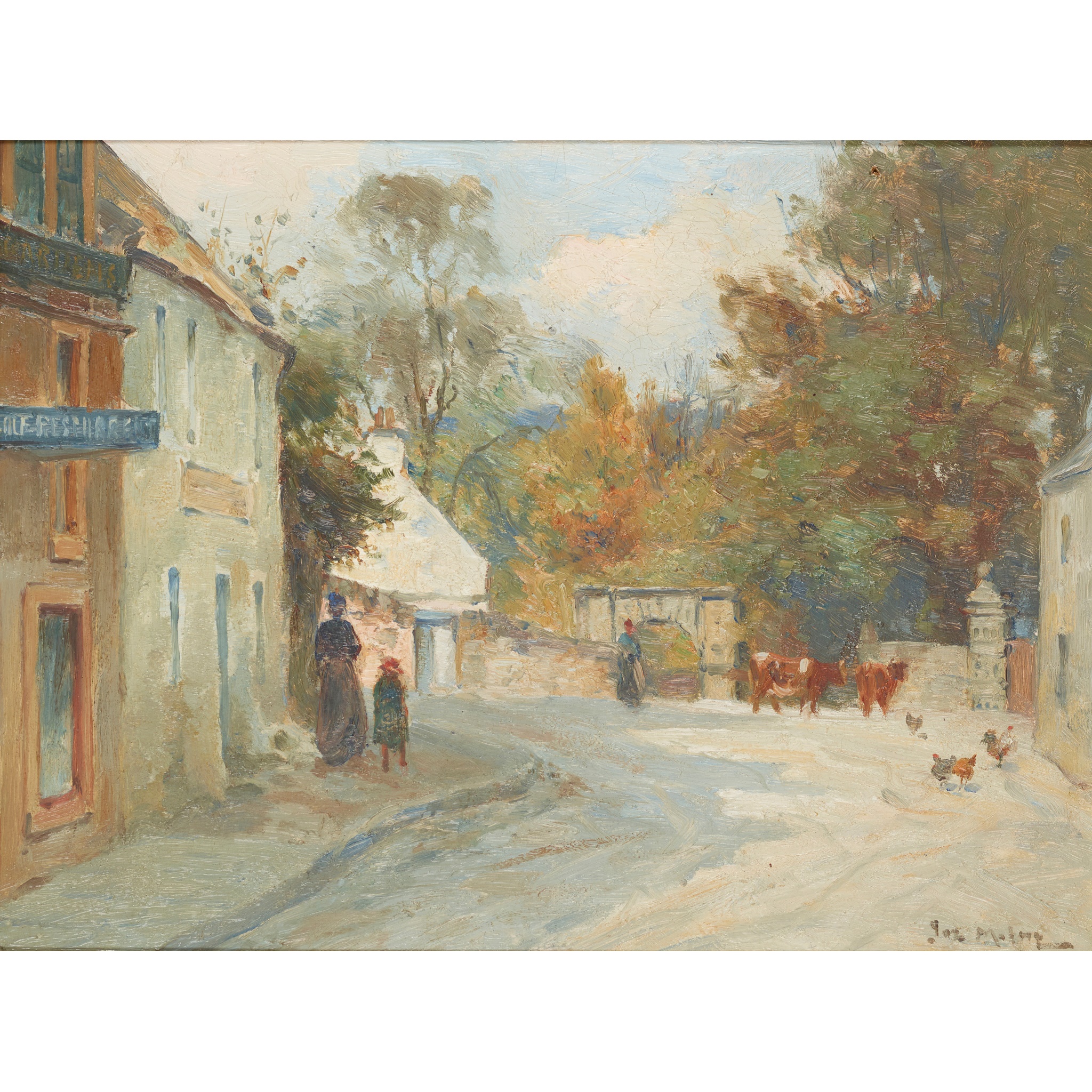 JOSEPH MILNE (SCOTTISH 1857-1911) HIGH STREET, WESTER ABERDOUR - Image 4 of 6