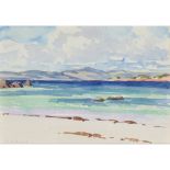 FRANCIS CAMPBELL BOILEAU CADELL R.S.A., R.S.W. (SCOTTISH 1883-1937) IONA LOOKING TOWARDS MULL