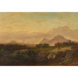 ATTRIBUTED TO HENRY GIBSON DUGUID A PANORAMIC VIEW OF EDINBURGH FROM THE BRAID HILLS