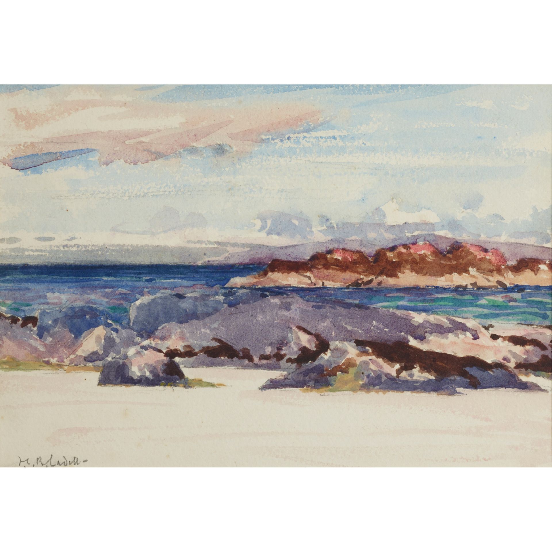 FRANCIS CAMPBELL BOILEAU CADELL R.S.A., R.S.W. (SCOTTISH 1883-1937) WHITE SANDS, NORTH END, IONA
