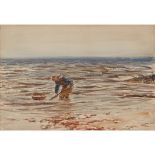 WILLIAM MCTAGGART R.S.A., R.S.W. (SCOTTISH 1835-1910) SHRIMPING, MACHRIHANISH