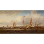 EDMUND THORNTON CRAWFORD R.S.A. (SCOTTISH 1806-1885) VIEW FROM LEITH ROADS OF THE REGATTA OF THE