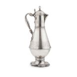 Y HART, SON, PEARD & CO., LONDON & BIRMINGHAM GOTHIC REVIVAL FLAGON, CIRCA 1875