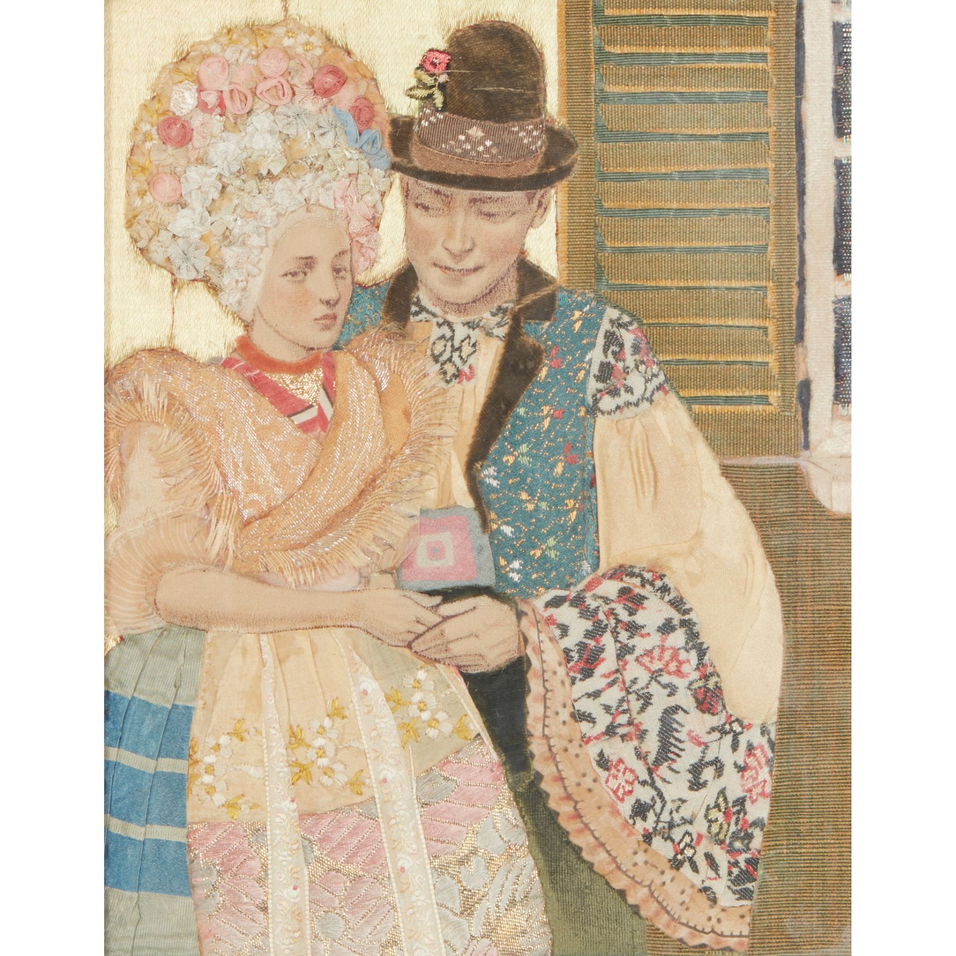 MARY IRELAND (1891-C.1980) COURTING COUPLE, DATED 1932