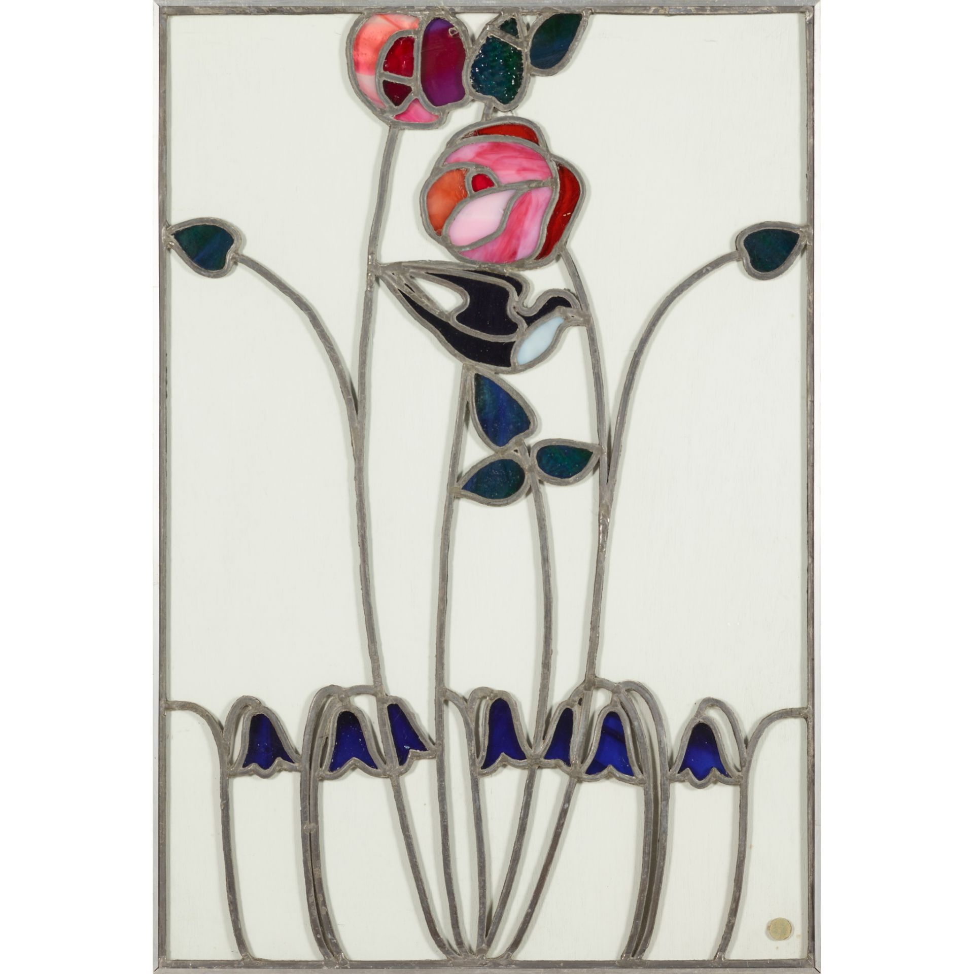 ERNEST ARCHIBALD TAYLOR (1874-1951) (ATTRIBUTED DESIGNER) SUITE OF STAINED GLASS, CIRCA 1900 - Image 3 of 7