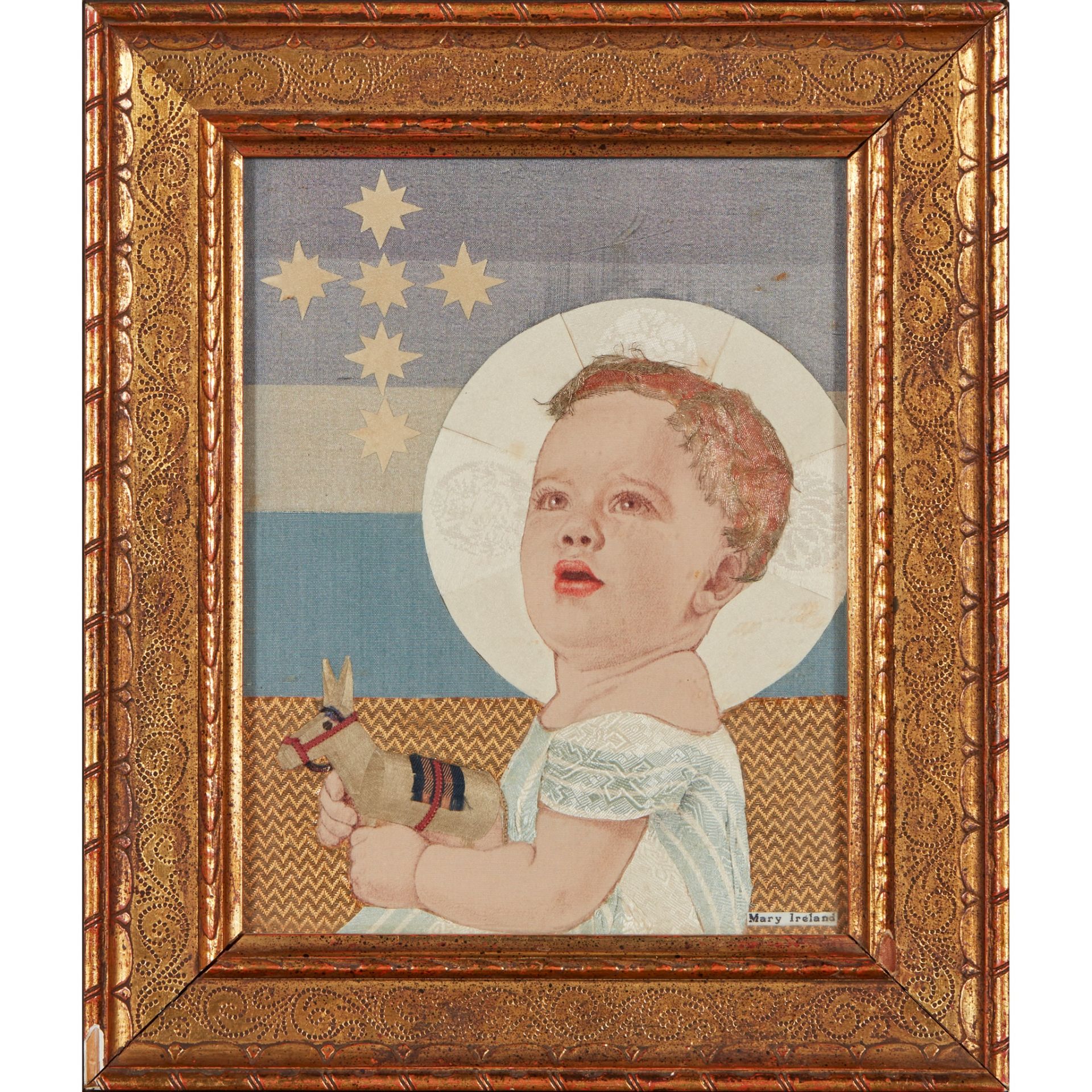 MARY IRELAND (1891-C.1980) ‘STUDY FOR THE CHILD CHRIST’, DATED 1950 - Image 2 of 3