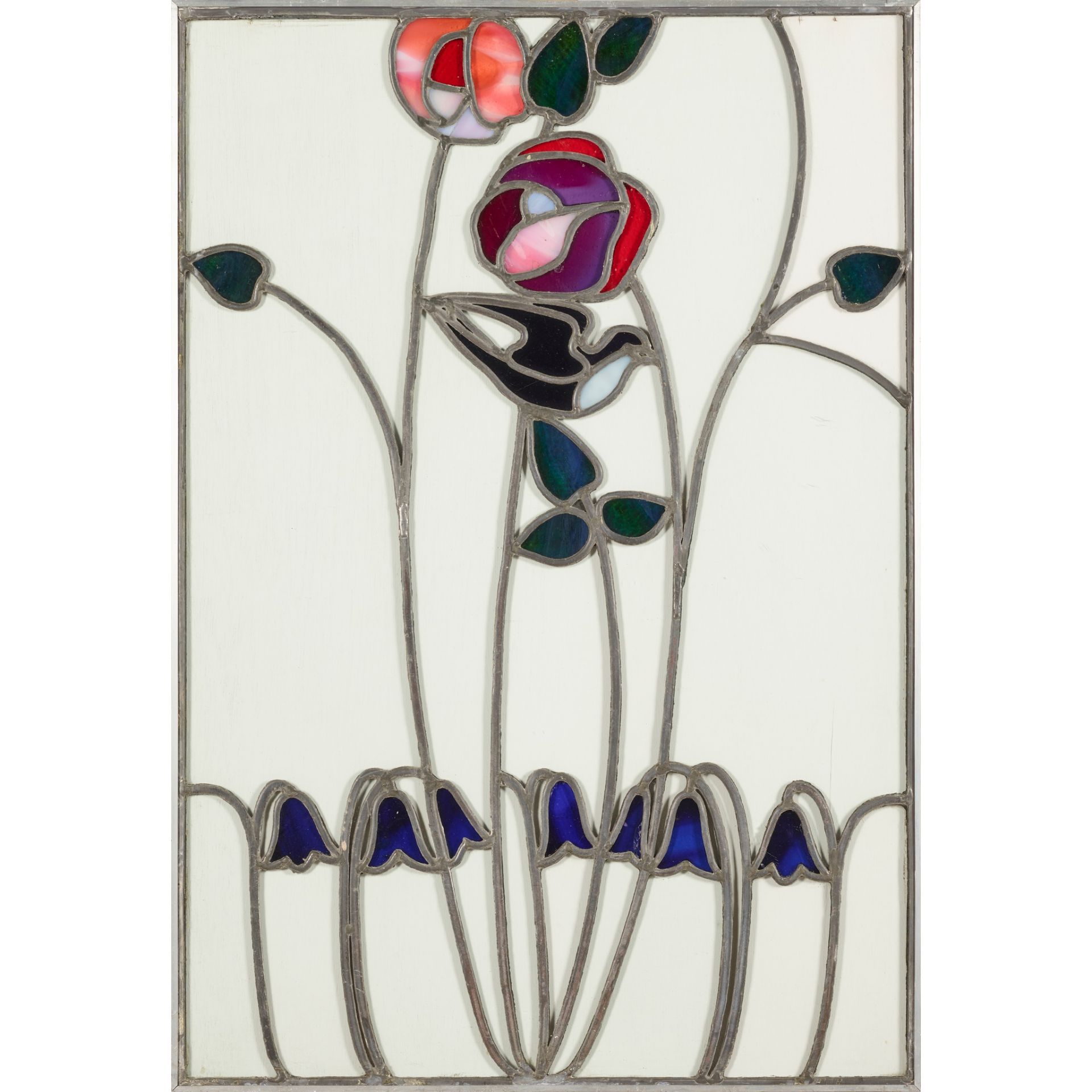 ERNEST ARCHIBALD TAYLOR (1874-1951) (ATTRIBUTED DESIGNER) SUITE OF STAINED GLASS, CIRCA 1900 - Image 2 of 7