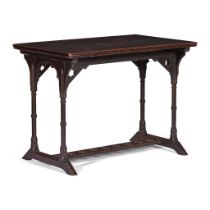 COX & SONS, LONDON (ATTRIBUTED MAKER) GOTHIC REVIVAL SIDE TABLE, CIRCA 1870