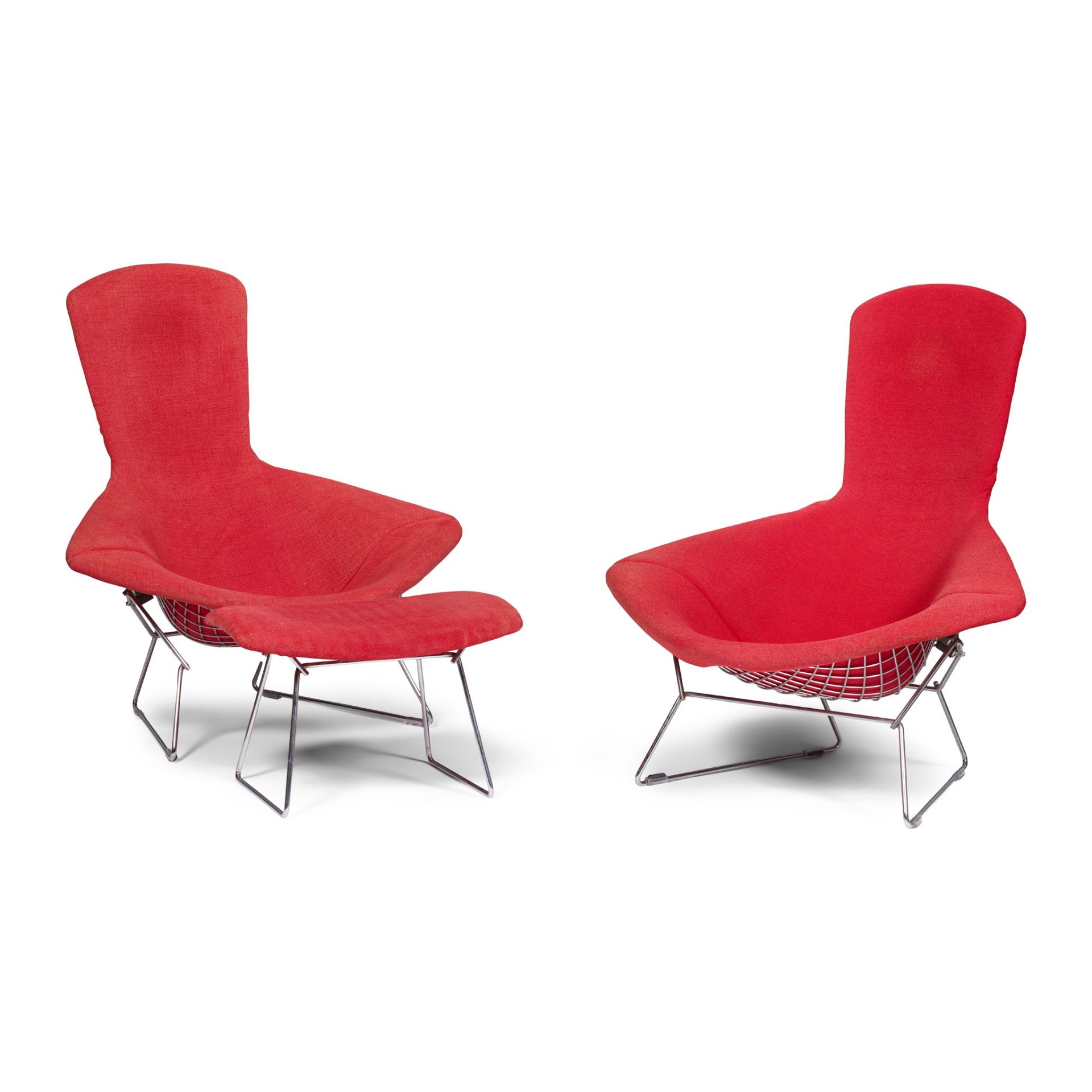 § HARRY BERTOIA (1915-1978) FOR KNOLL ASSOCIATES PAIR OF ‘BIRD’ ARMCHAIRS, DESIGNED 1952 - Image 2 of 2