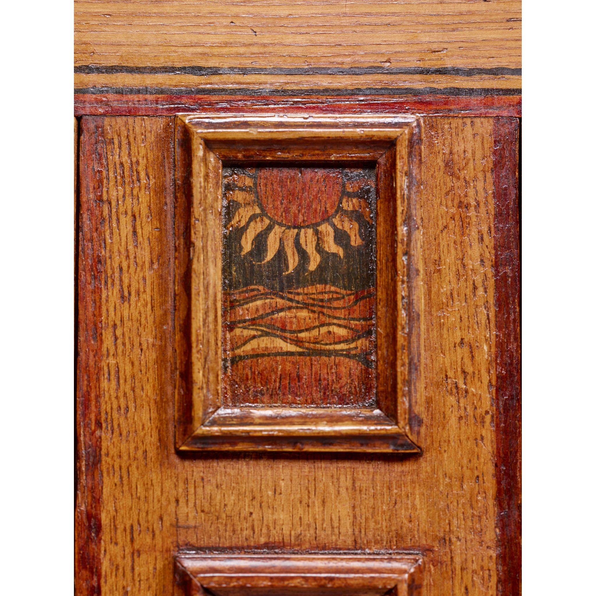 CIRCLE OF GODFREY SYKES (1824-1866) AND JAMES GAMBLE (1875-before 1910) RENAISSANCE REVIVAL CABINET- - Image 6 of 9