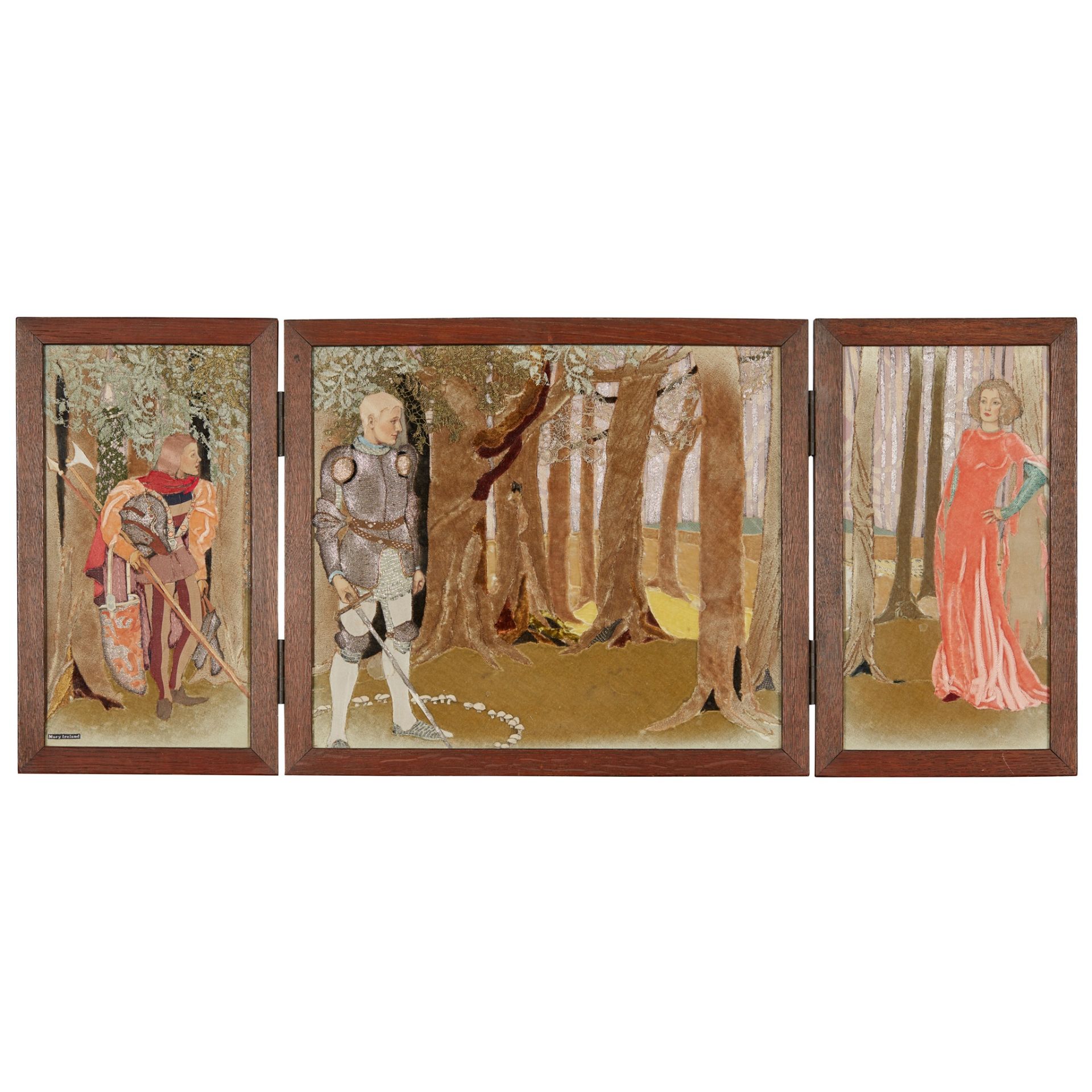 MARY IRELAND (1891-C.1980) ‘ENCHANTMENT’ TRIPTYCH, DATED 1933