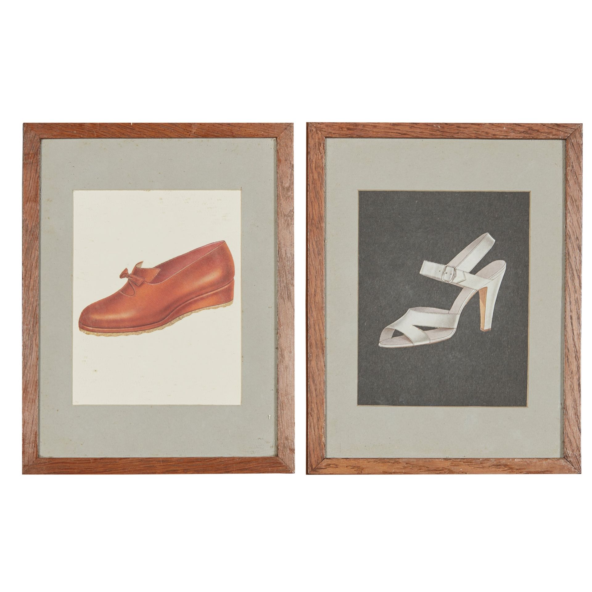 ENGLISH GROUP OF DISPLAY DESIGNS FOR SHOES, CIRCA 1940 - Image 3 of 8