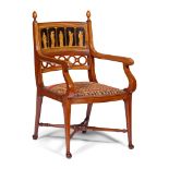 ENGLISH GRECIAN REVIVAL ARMCHAIR, CIRCA 1880