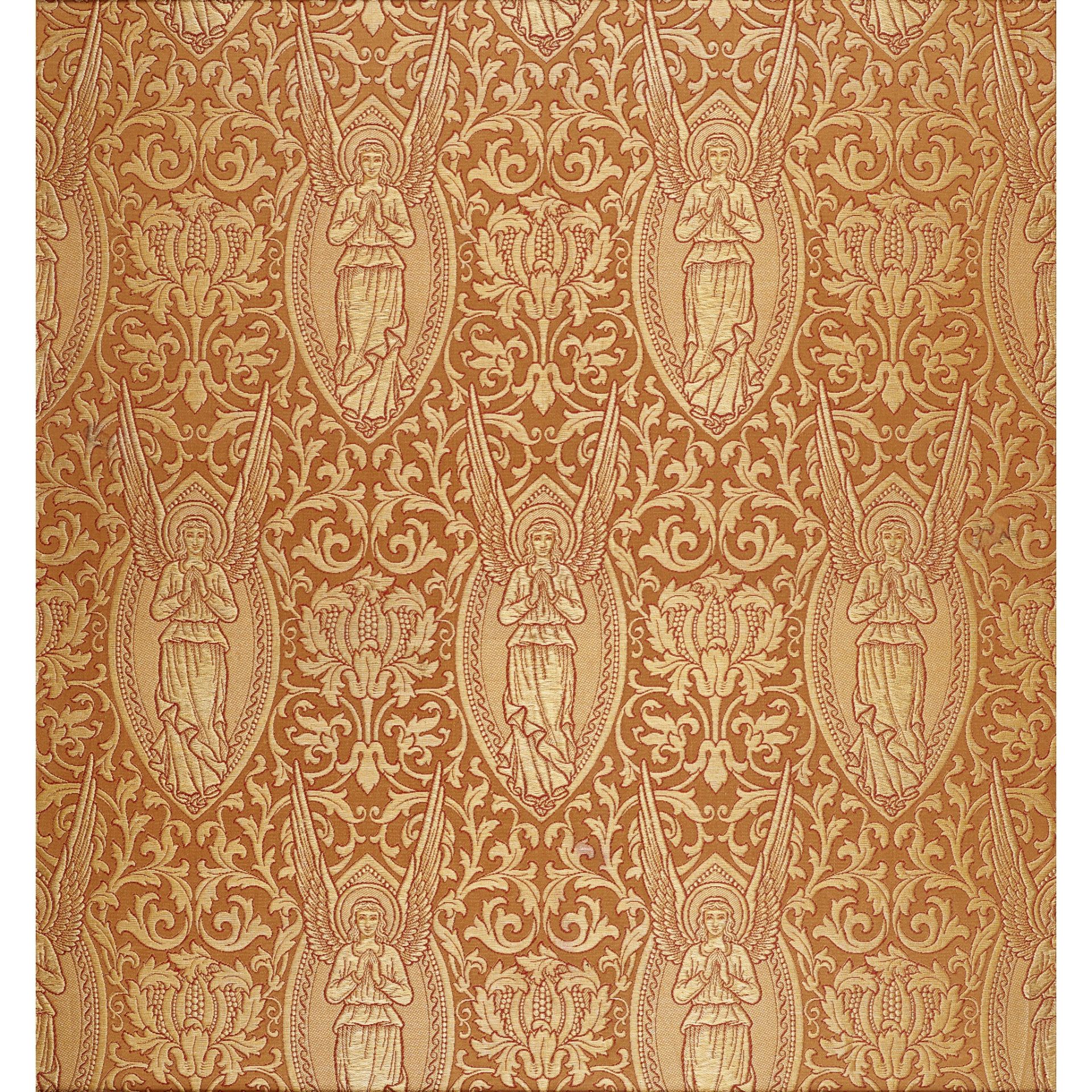 FRENCH FRAMED BROCADE PANEL