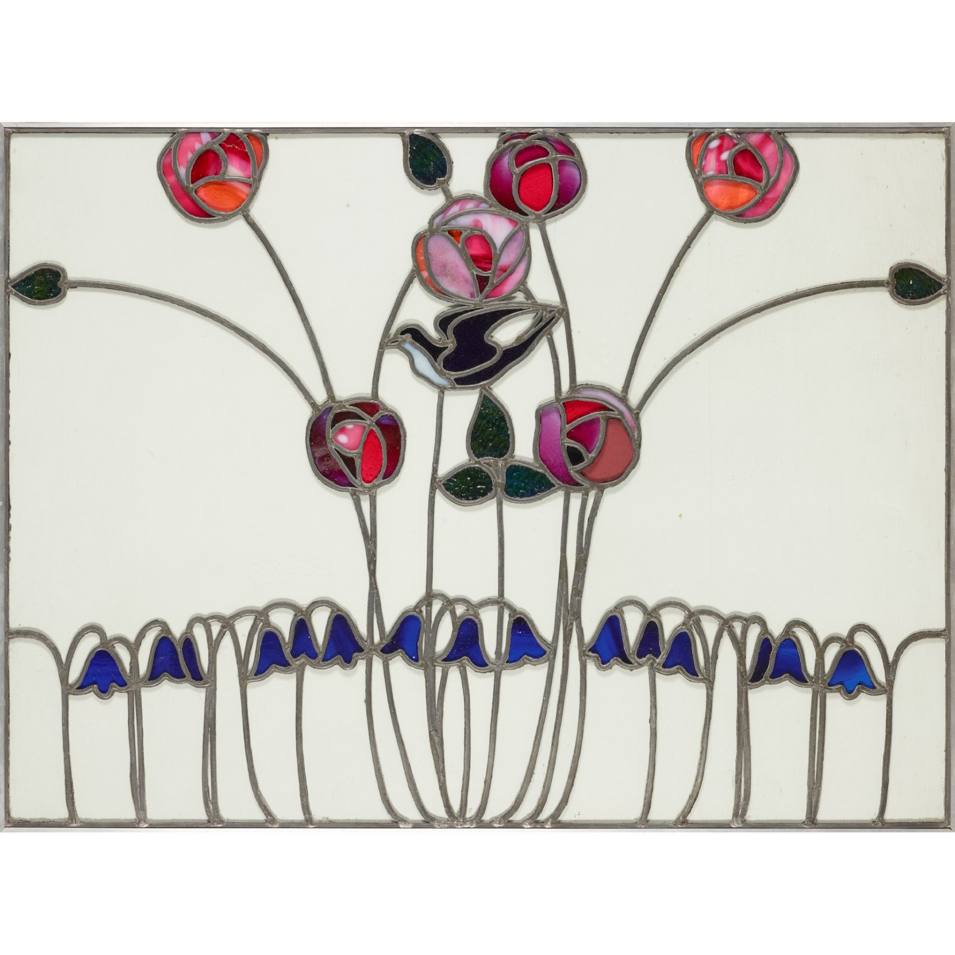 ERNEST ARCHIBALD TAYLOR (1874-1951) (ATTRIBUTED DESIGNER) SUITE OF STAINED GLASS, CIRCA 1900 - Image 4 of 7